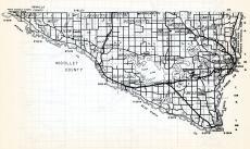 Nicollet County, Ridgely, LaFayette, Bernadotte, New Sweden, Lake Prairie, Newton, Brighton, Granby, Courtland, Minnesota State Atlas 1954